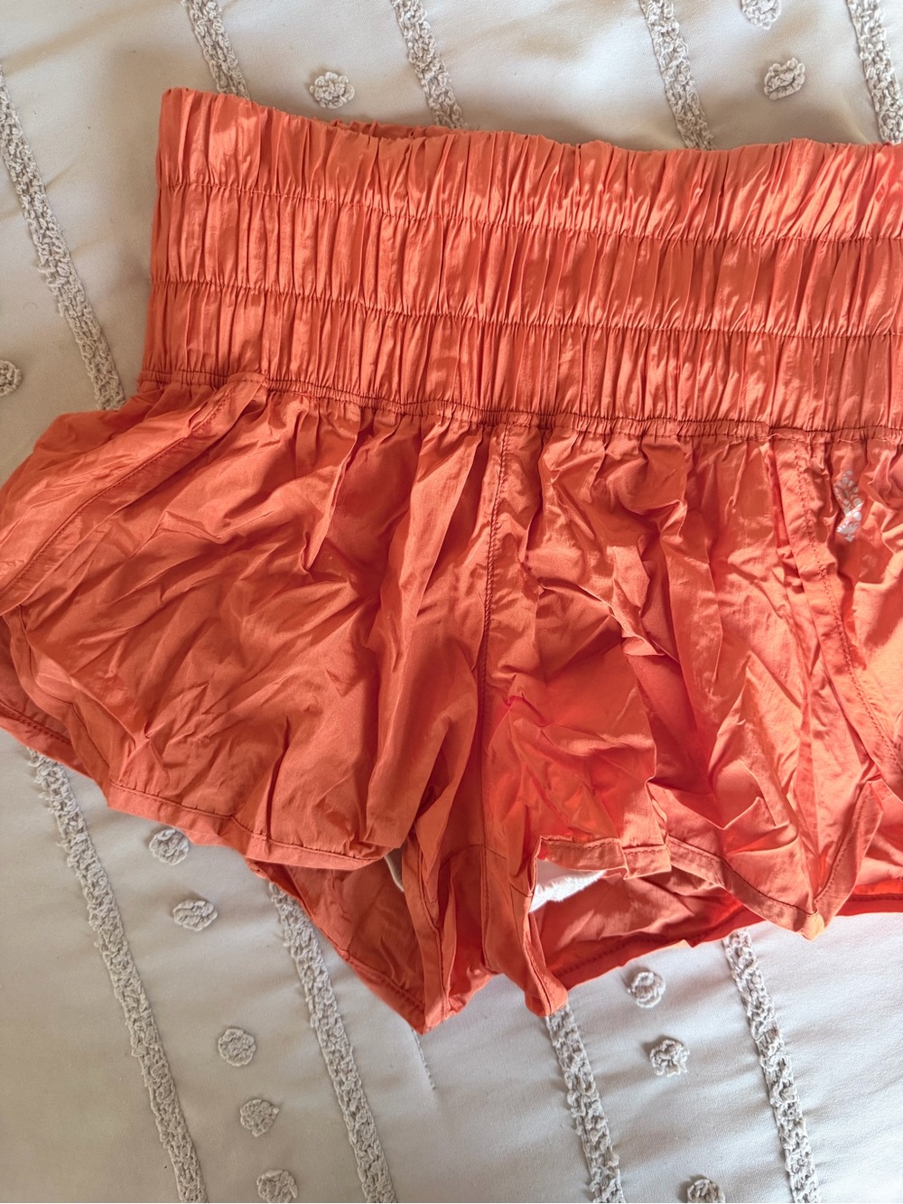 Free People Orange Shorts